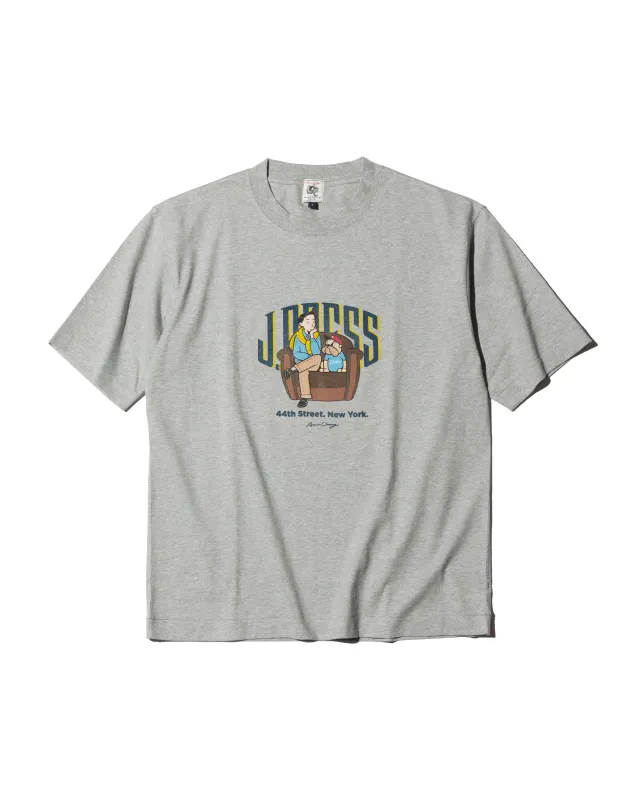 Aaron Chang Grey Club Chair "Ivy Boy" T-Shirt made by J. Press