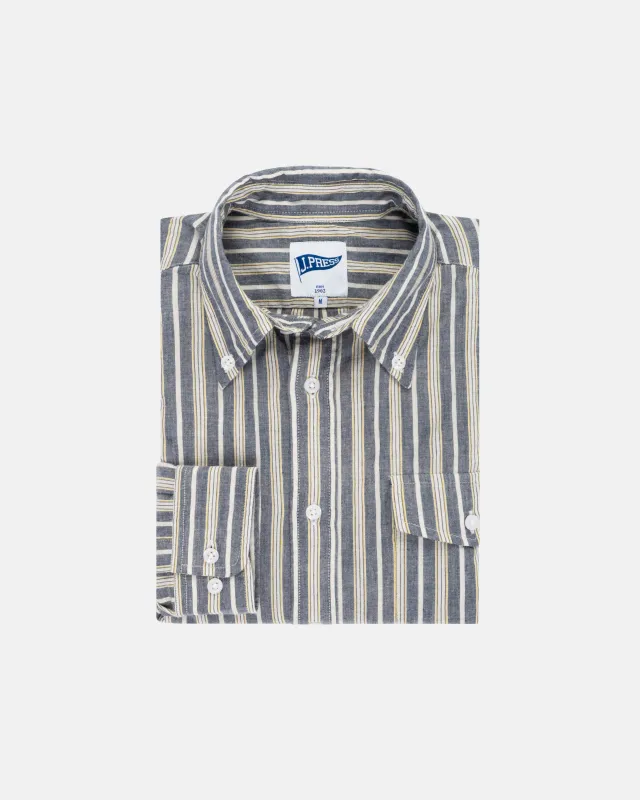 Trim Fit Enzyme-Washed Chambray Shirt sold by J. Press