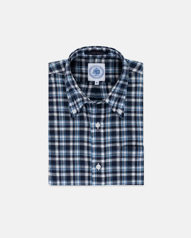 Short Sleeve Madras Button Down Shirt sold by J. Press