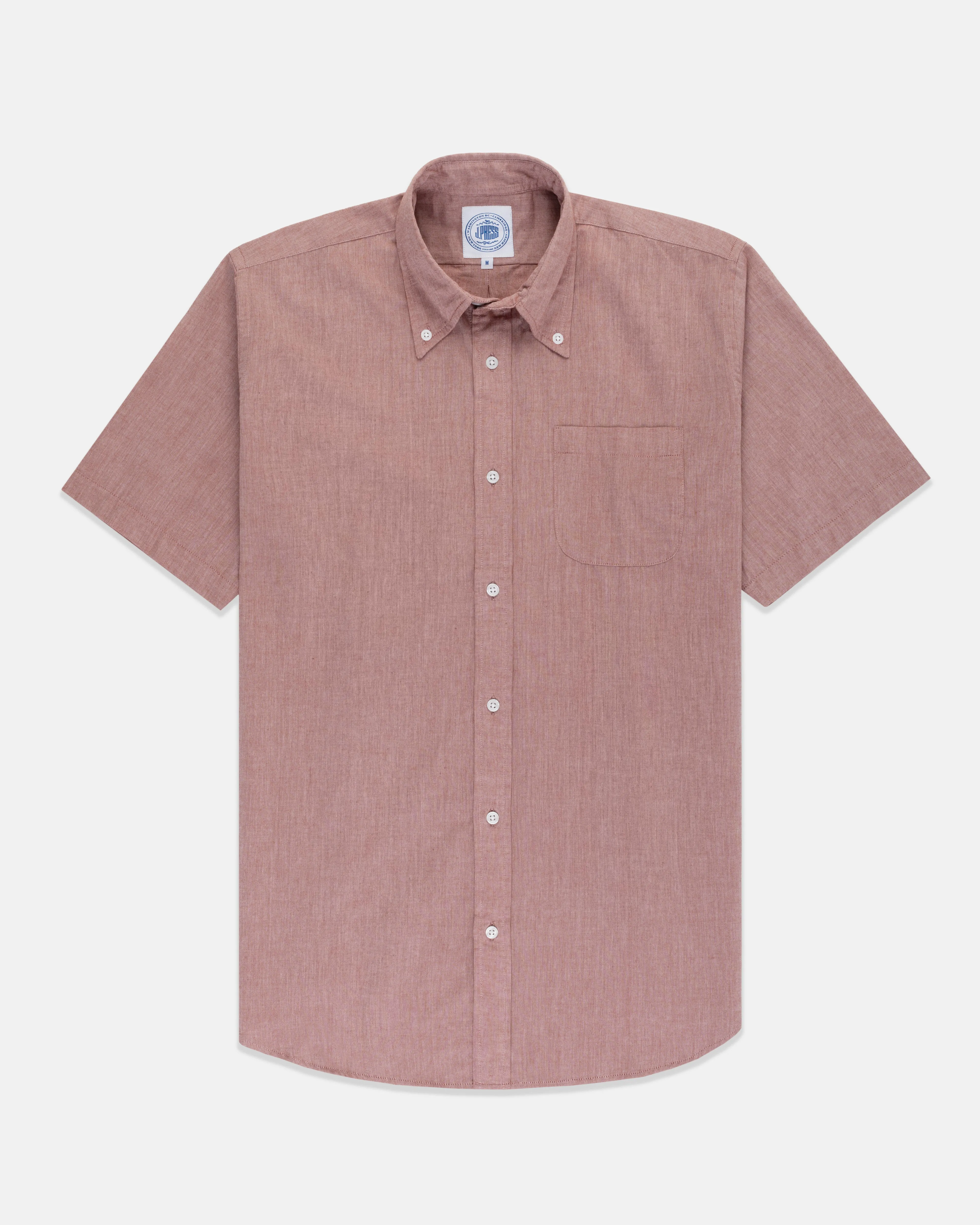 Short Sleeve Chambray Striped Shirt - Classic Fit sold by J. Press product image thumbnail 2