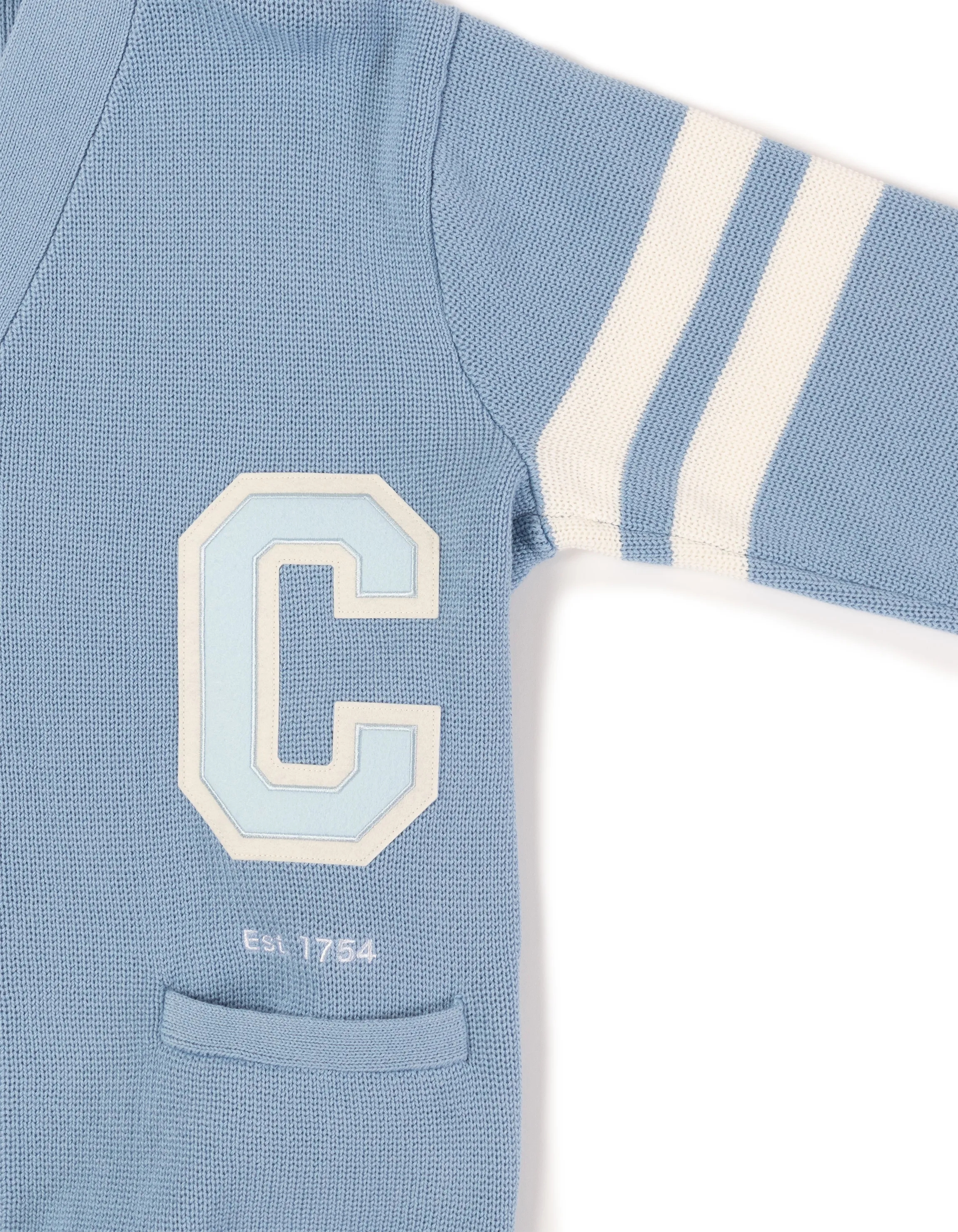 Columbia Varsity-Style Cotton Cardigan sold by J. Press product image thumbnail 2