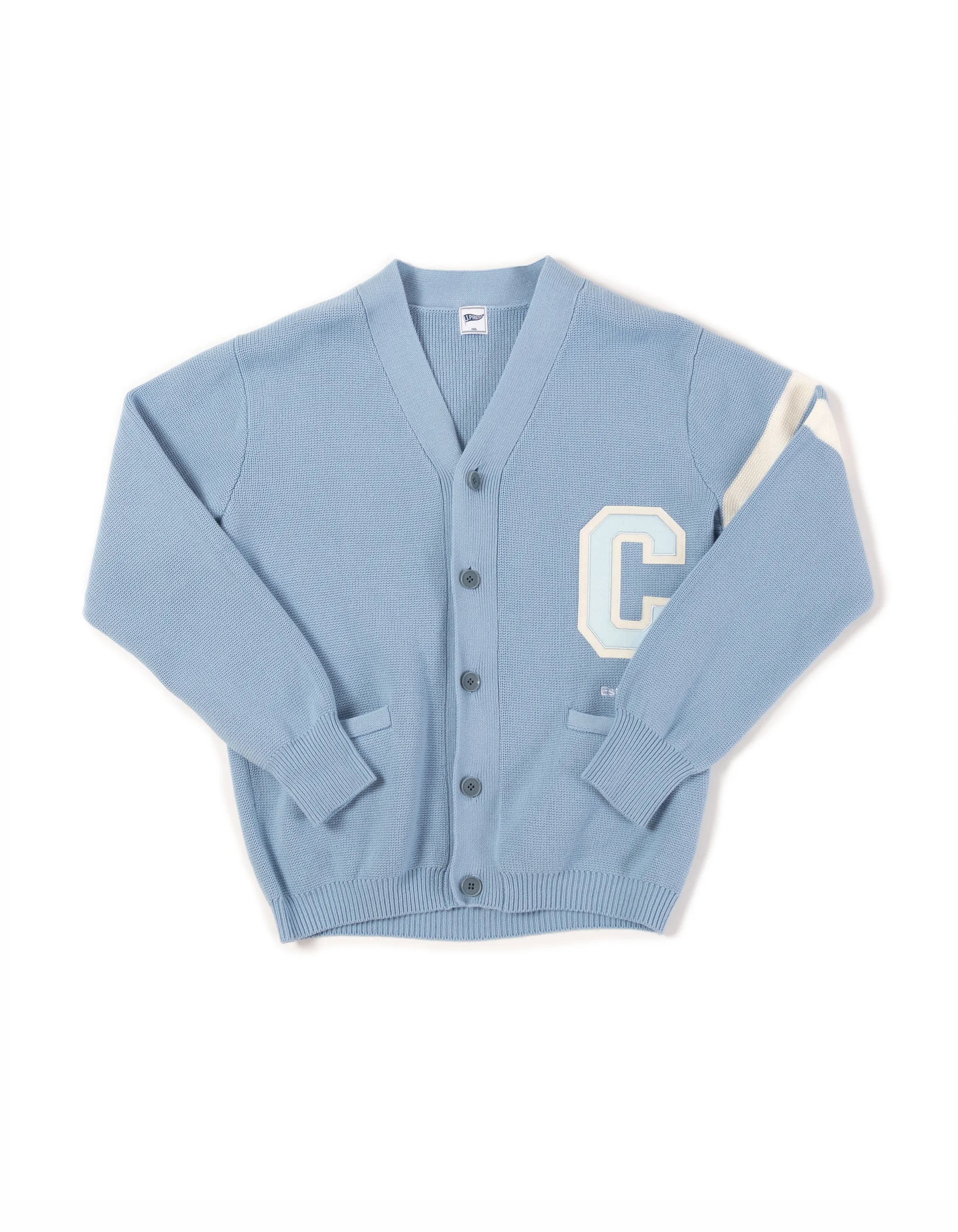 Columbia Varsity-Style Cotton Cardigan sold by J. Press