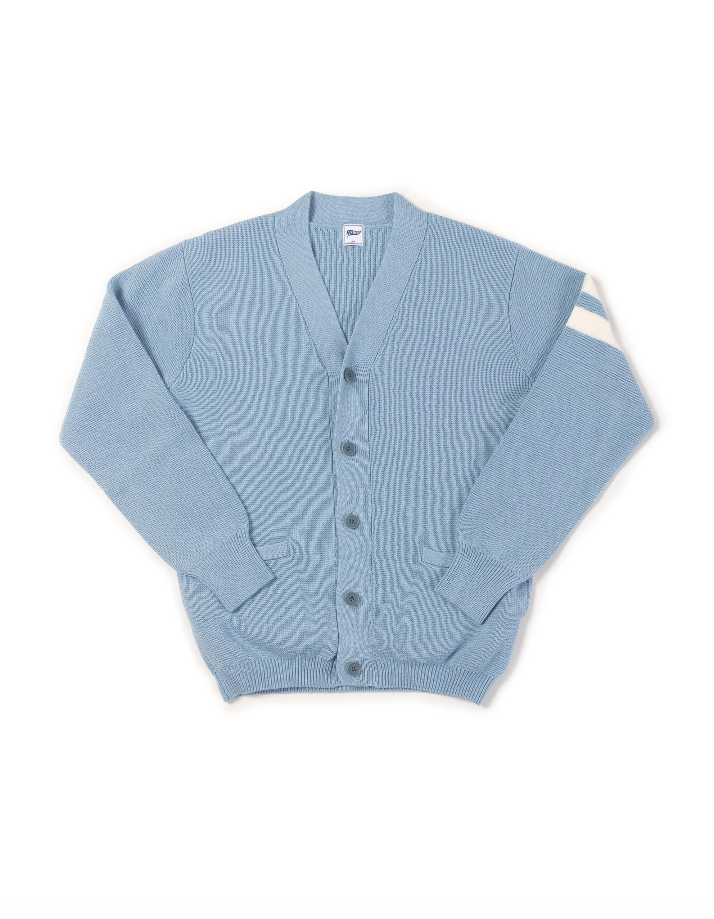 Varsity-Style Cotton Cardigan sold by J. Press
