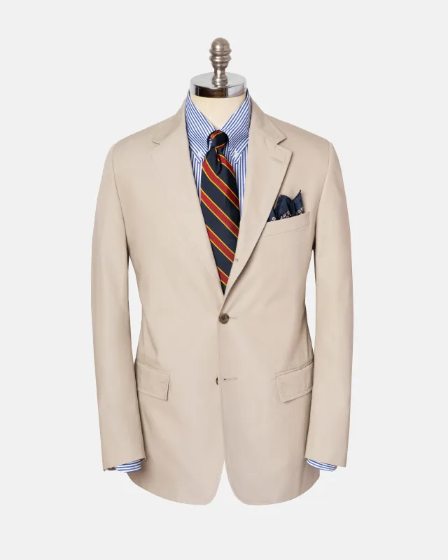 Solid Cotton Poplin Suit sold by J. Press