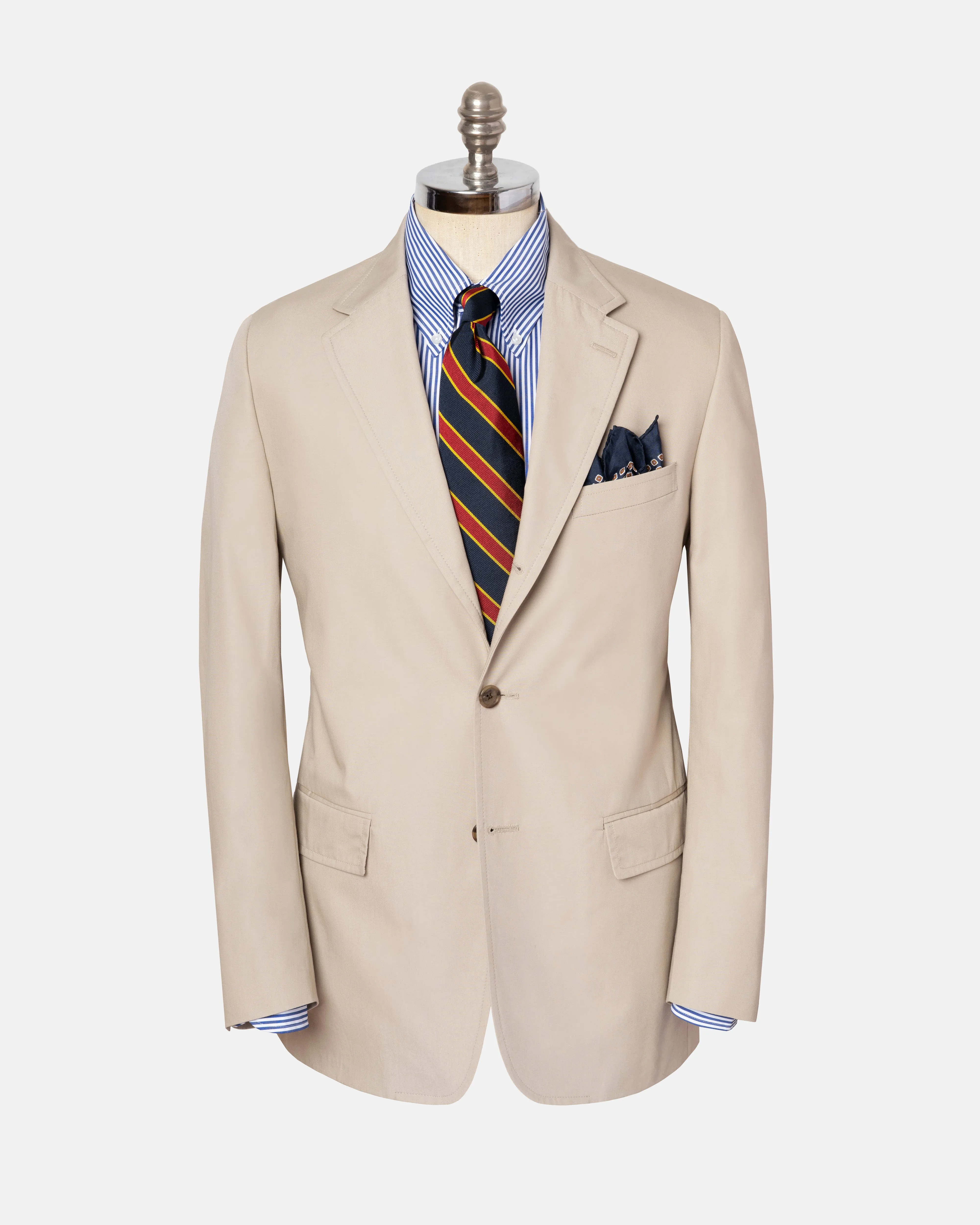 Solid Cotton Poplin Suit sold by J. Press