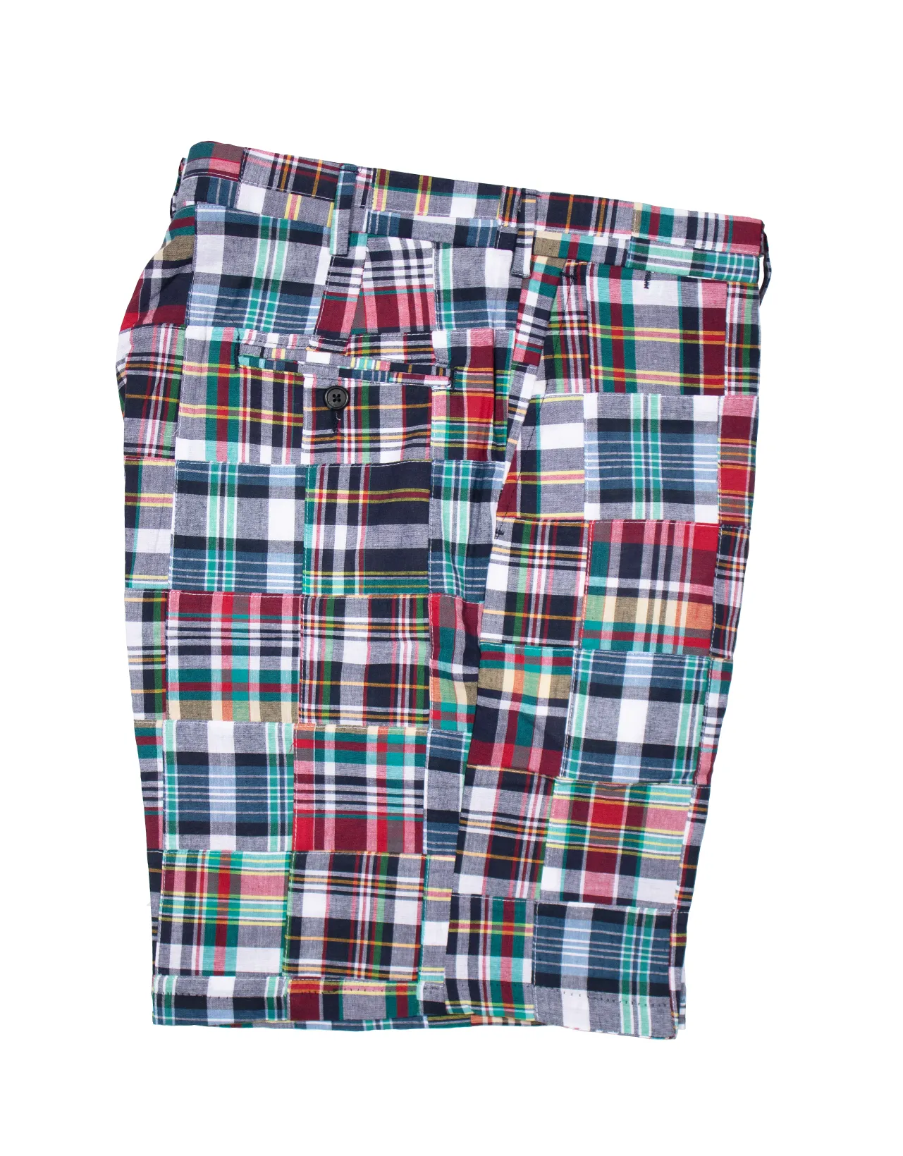 Madras Patchwork Shorts sold by J. Press
