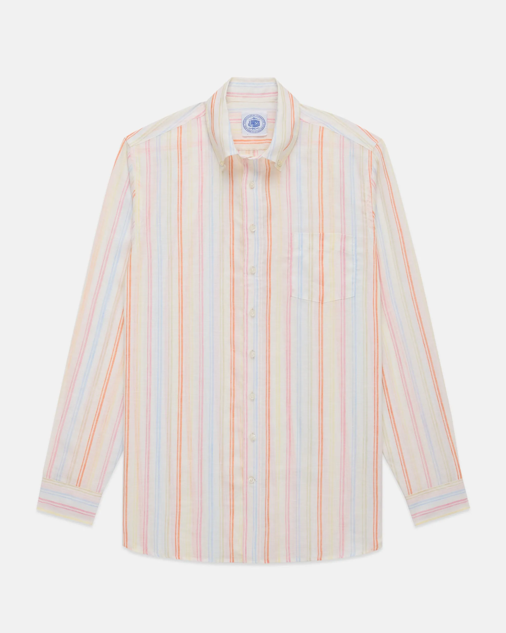 Striped Linen Sport Shirt - Classic Fit sold by J. Press product image thumbnail 2