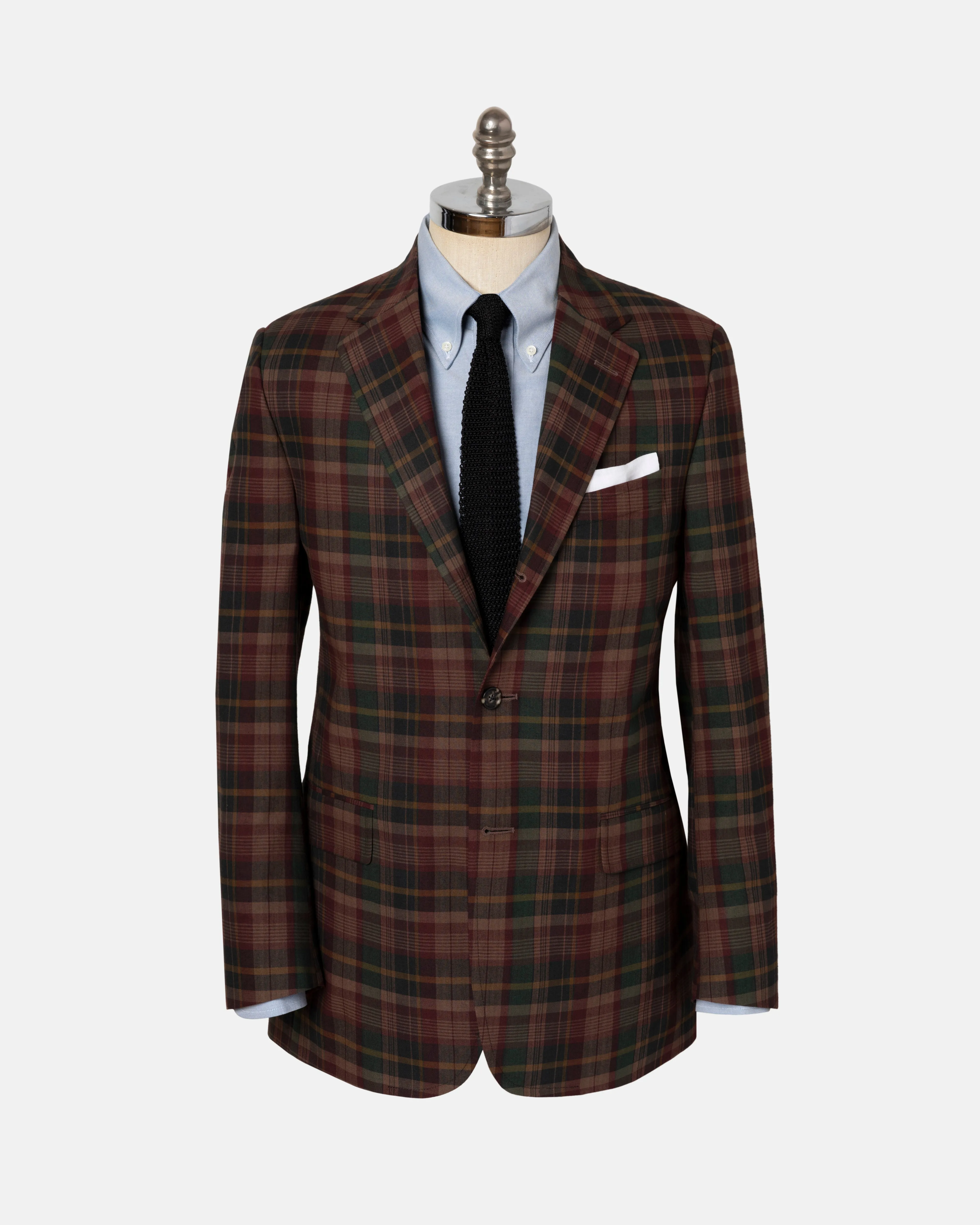 Overdyed Madras Sport Coat sold by J. Press