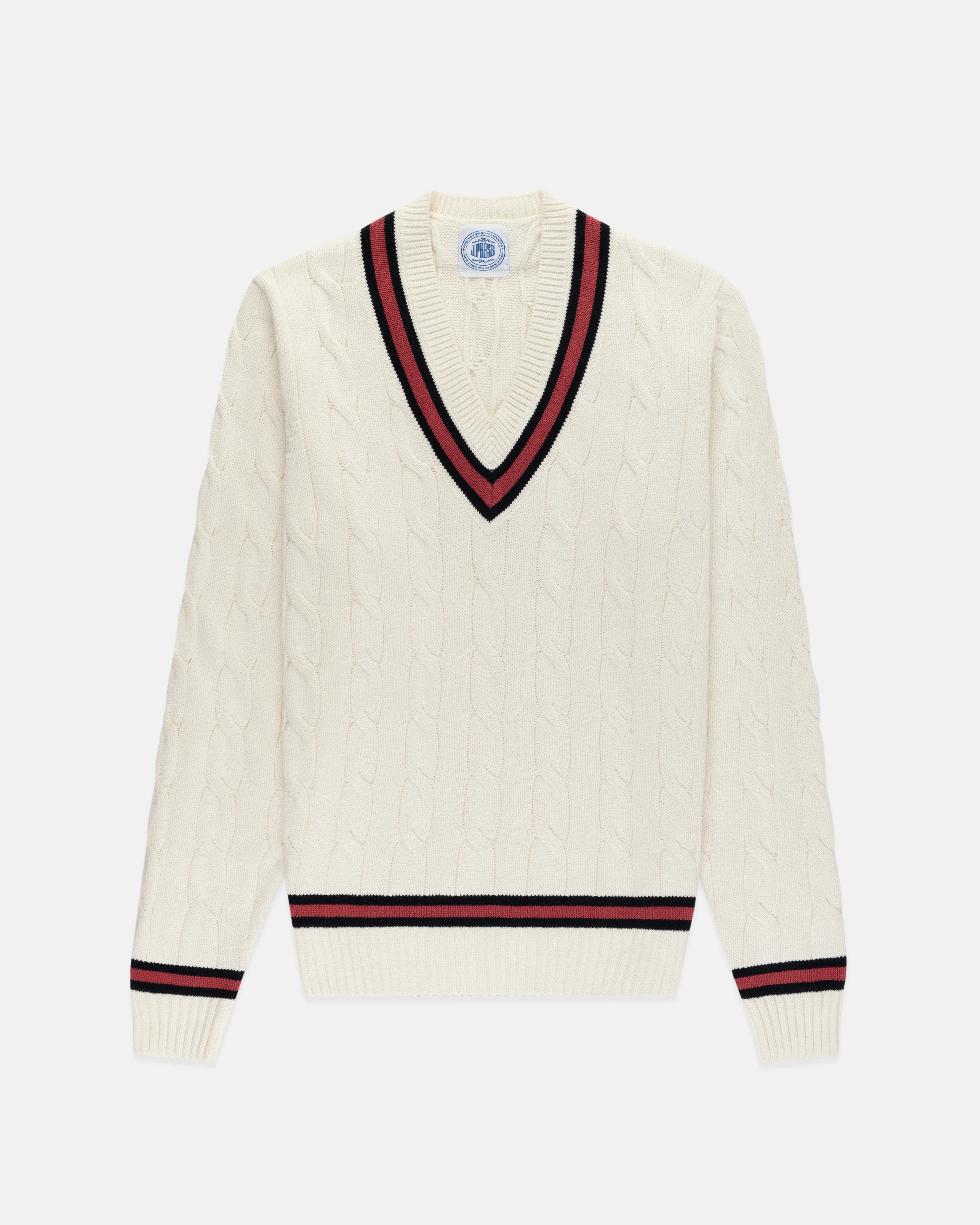 Cotton Cableknit Cricket Sweater - Trim Fit sold by J. Press product image thumbnail 2