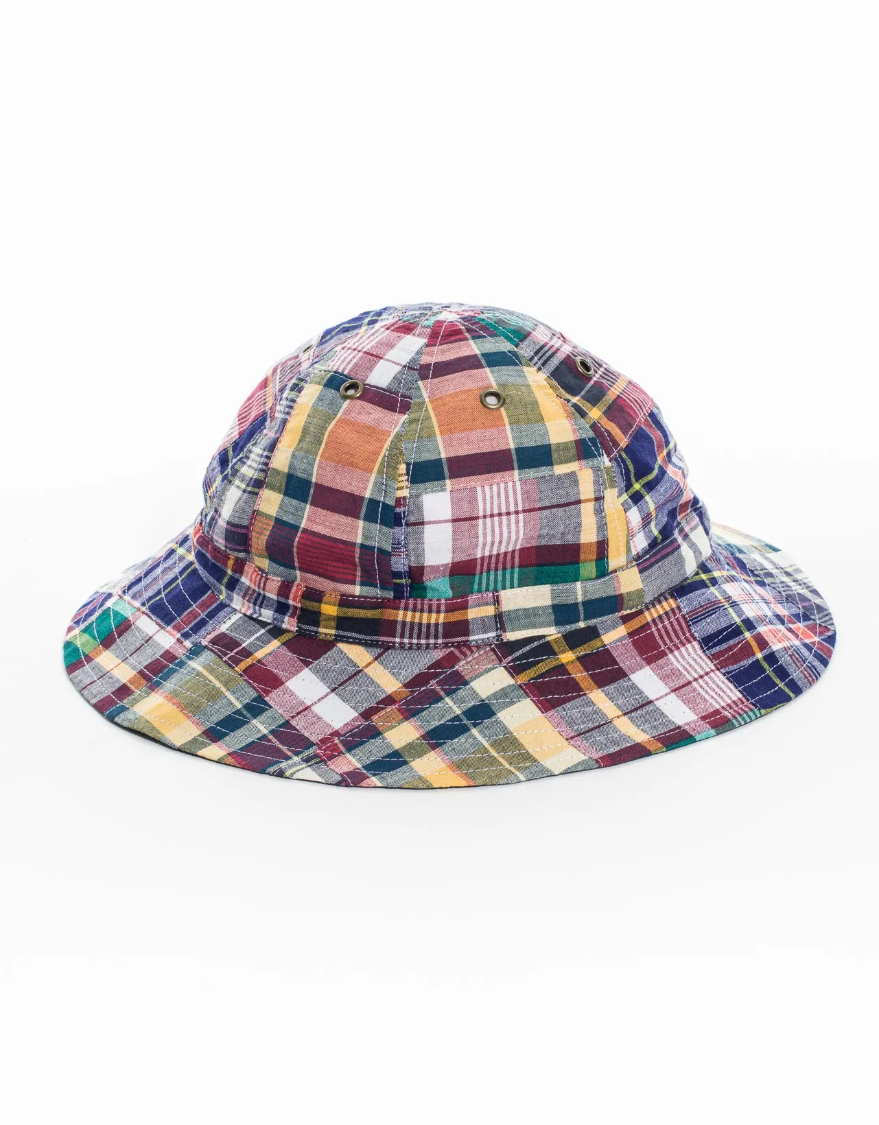 PATCHWORK MADRAS SAILING HAT sold by J. Press