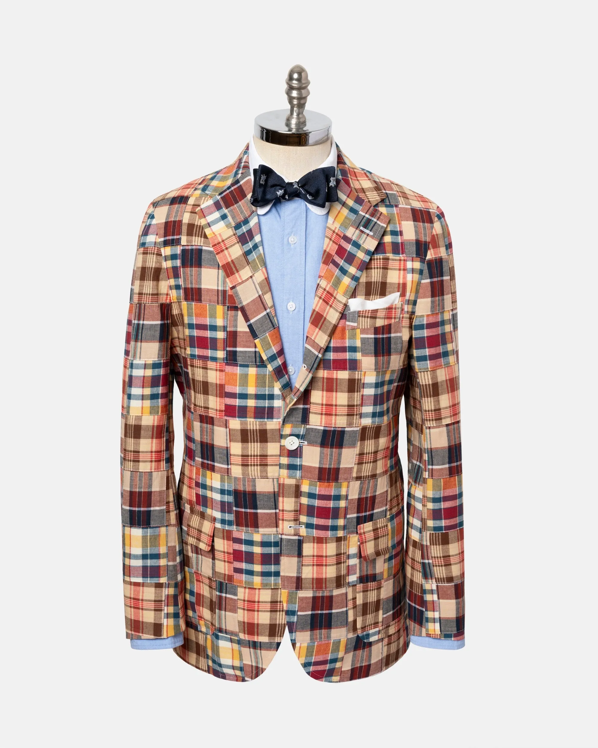 Patchwork Madras Sport Coat - Trim Fit sold by J. Press