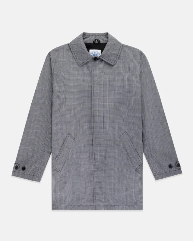 Fly Front Checked Rain Coat sold by J. Press