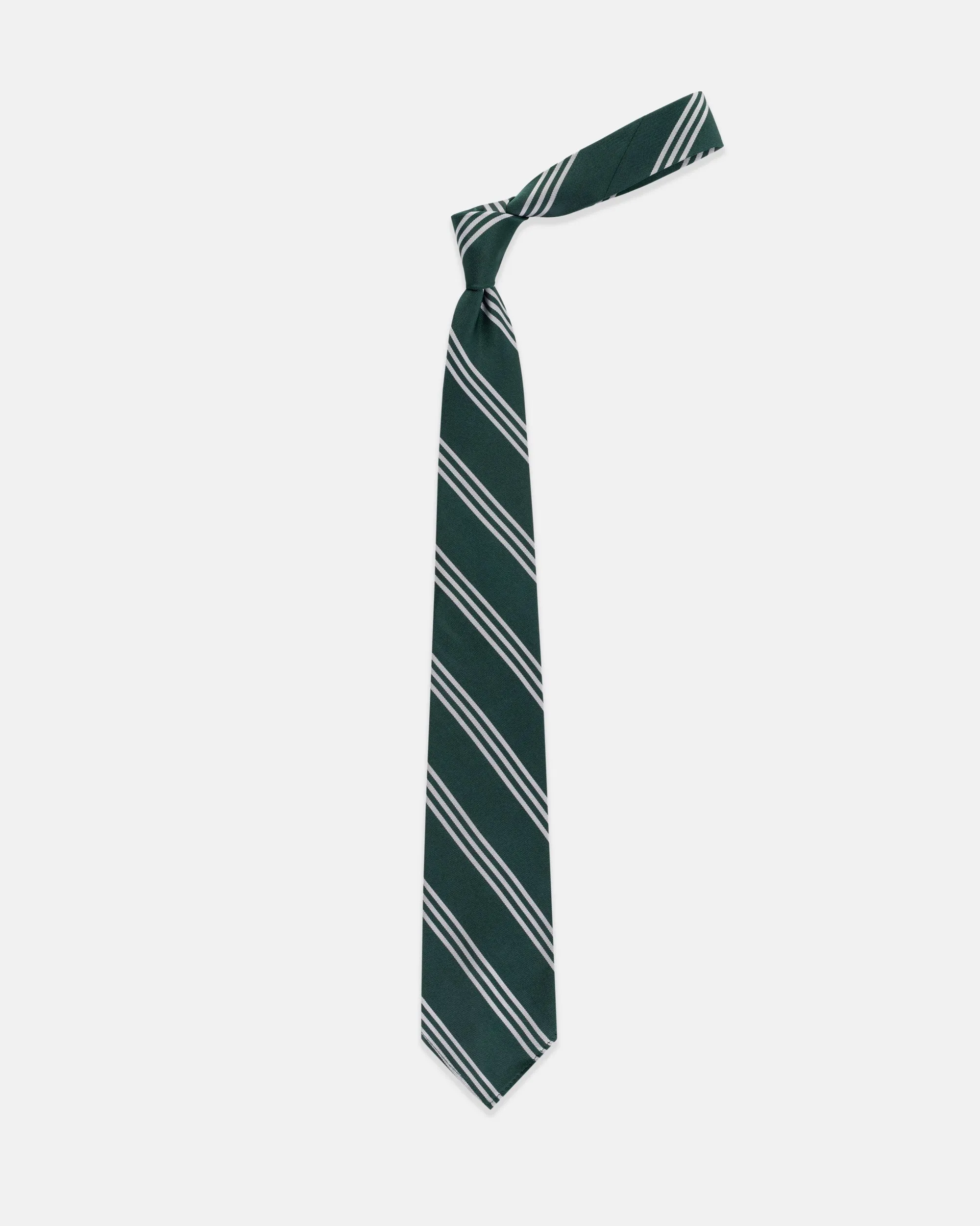 Triple Stripe Unlined Silk Repp Tie sold by J. Press