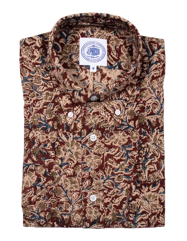 Short Sleeve Batik Print Madras Shirt - Classic Fit sold by J. Press