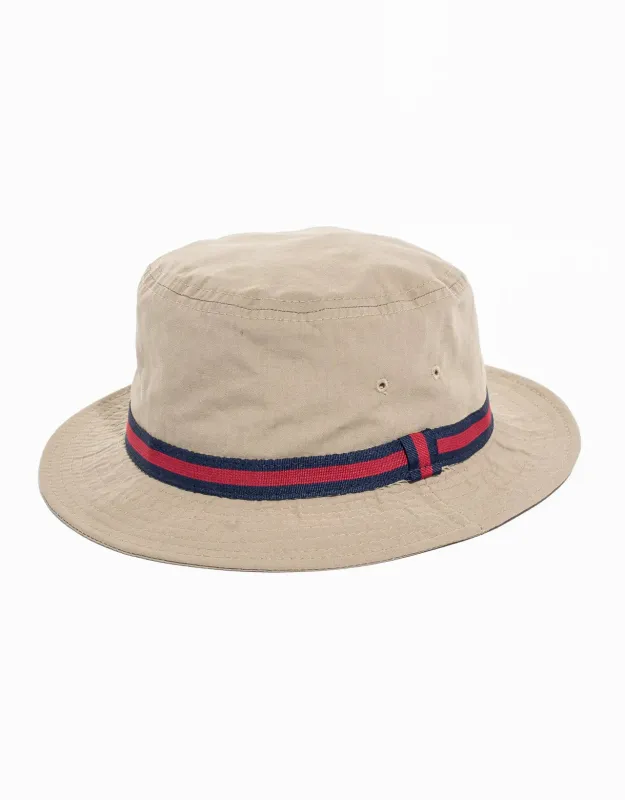 TAN BUCKET HAT made by J. Press