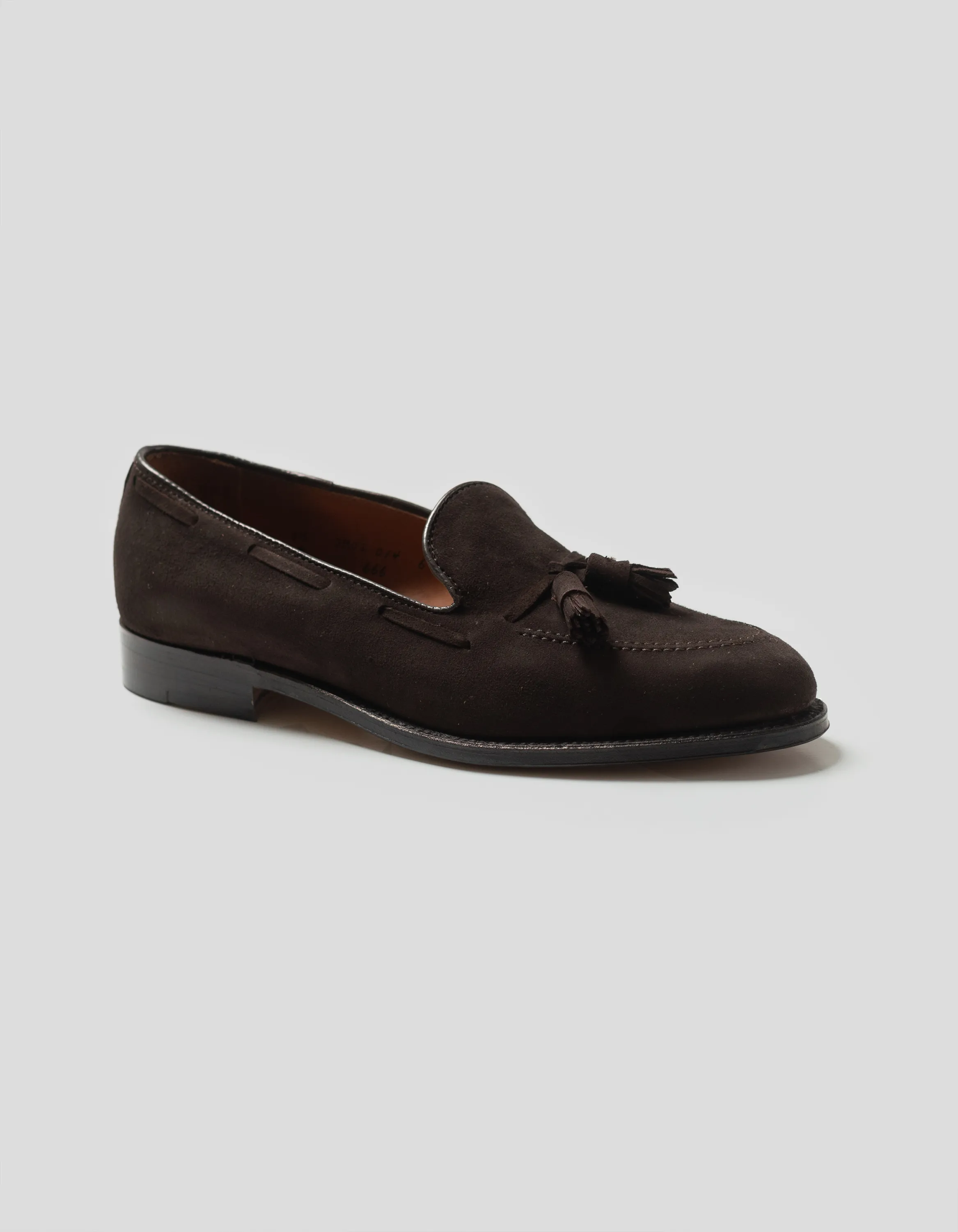 Made-in-America Mocha Suede Tassel Loafer sold by J. Press