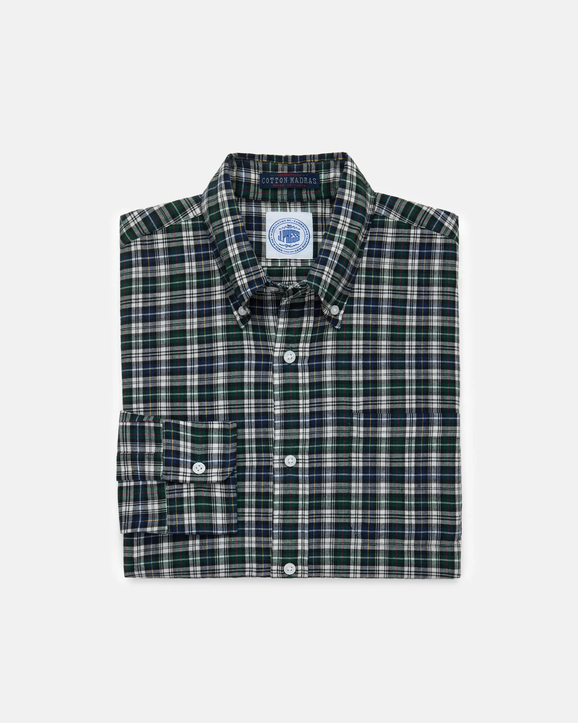 Madras Button Down Sport Shirt - Relaxed Fit sold by J. Press