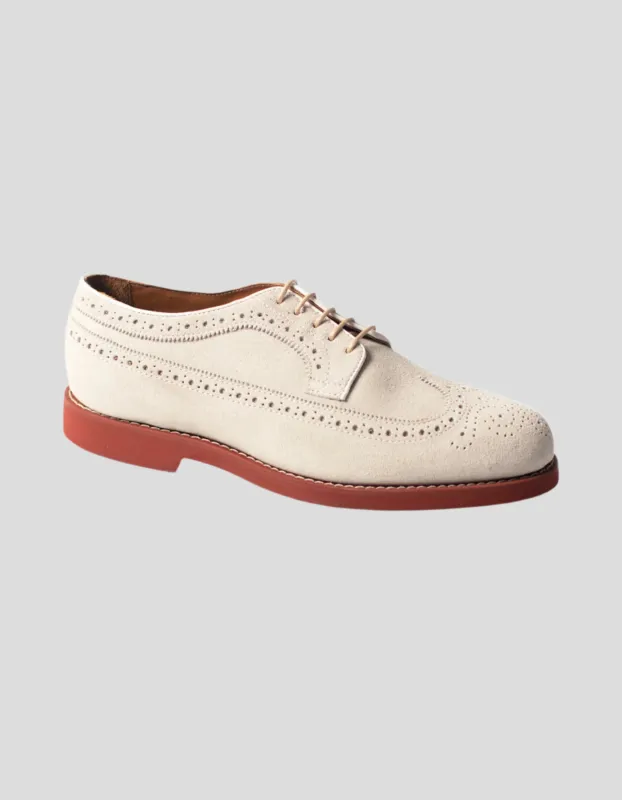 WHITE BUCK LONGWING BROGUE sold by J. Press