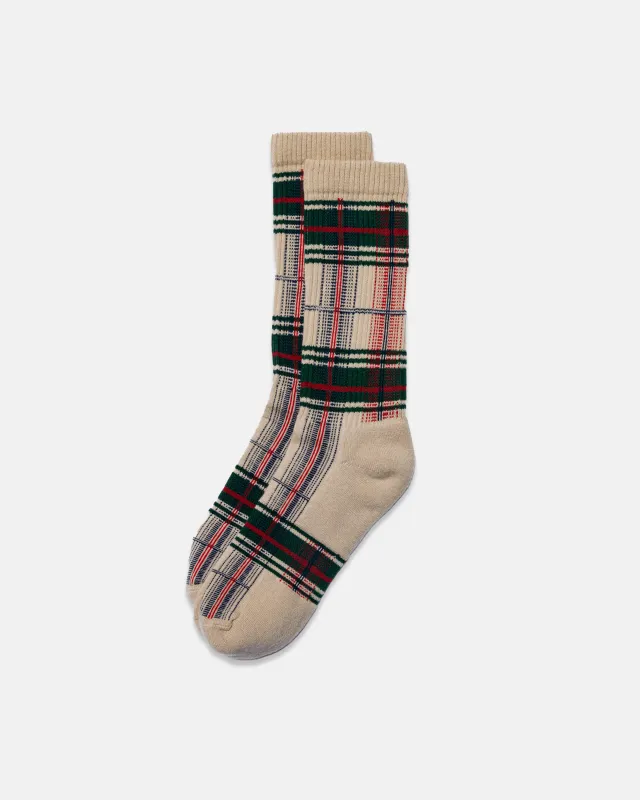 AMERICAN TRENCH MCCALLISTER PLAID COTTON SOCKS sold by J. Press