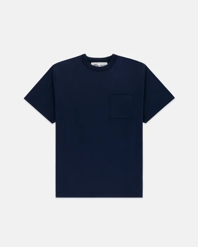 Made-in-USA Navy Pocket Tee sold by J. Press