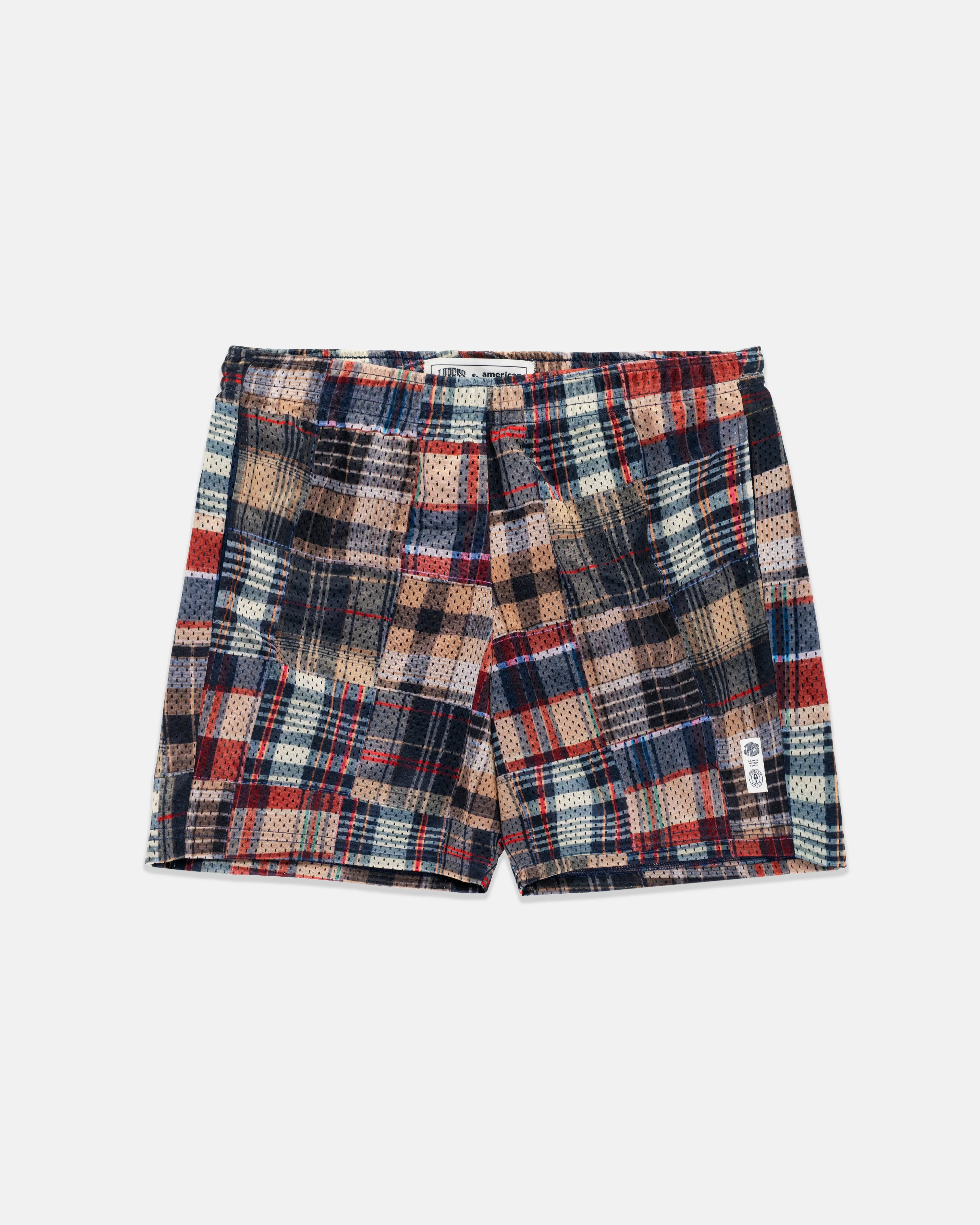 PATCHWORK MADRAS PRINT SHORTS sold by J. Press