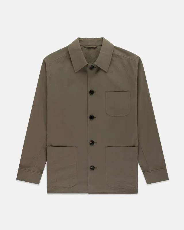 Seersucker Chore Jacket sold by J. Press