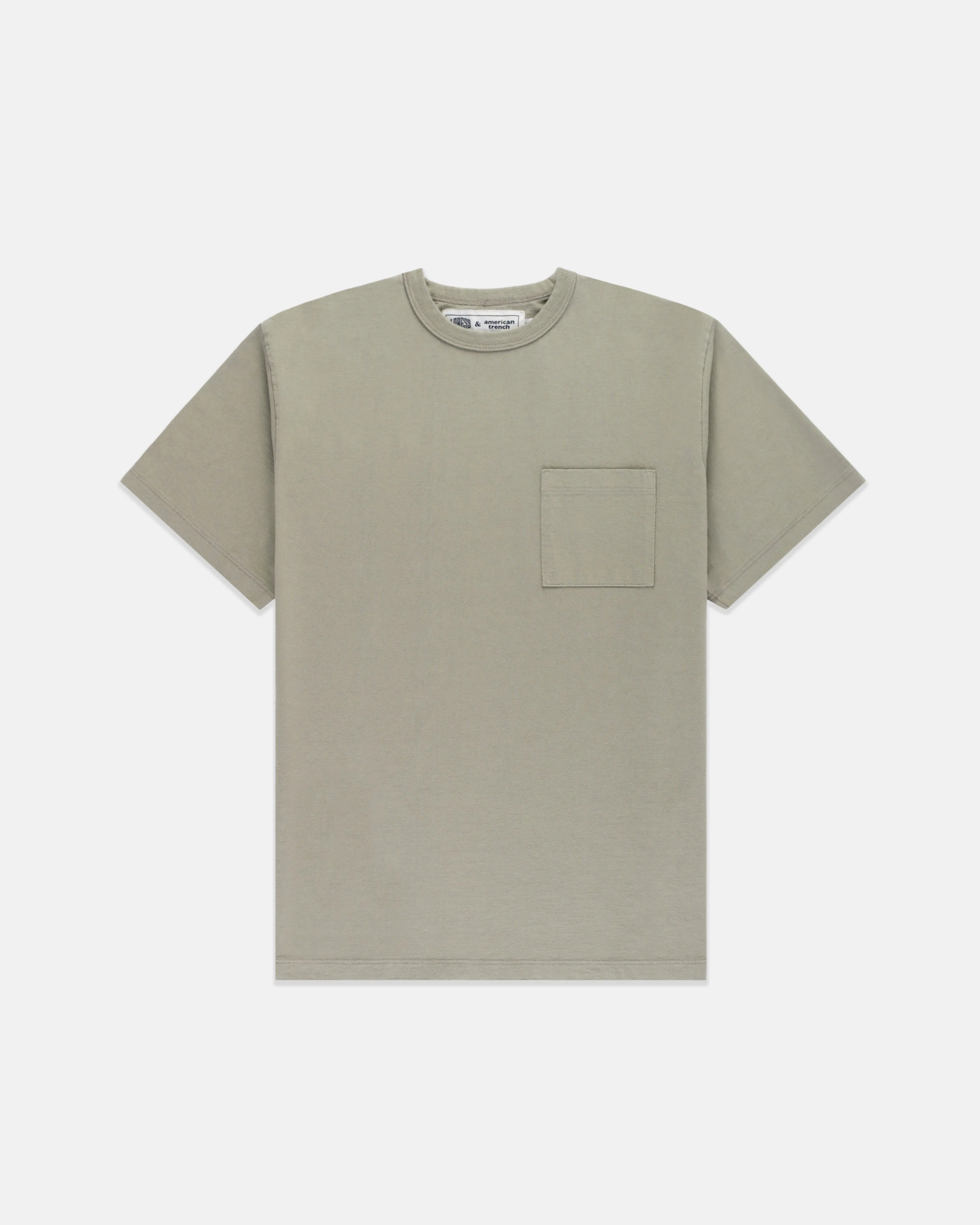 Made-in-USA Sage Pocket Tee sold by J. Press