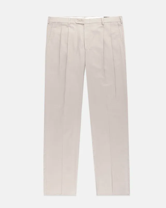 Cotton/Linen Pleated Pant sold by J. Press