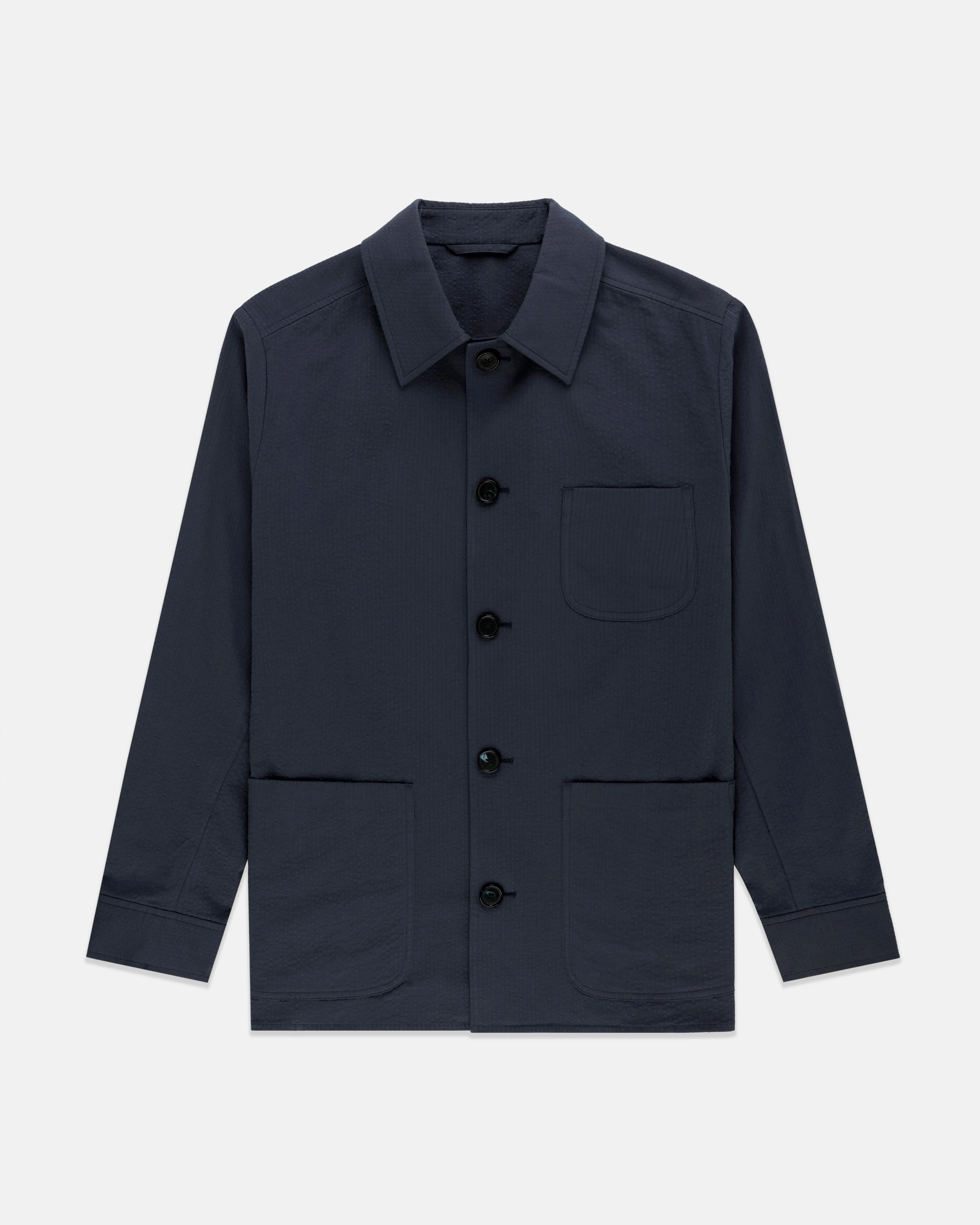 Seersucker Chore Jacket sold by J. Press