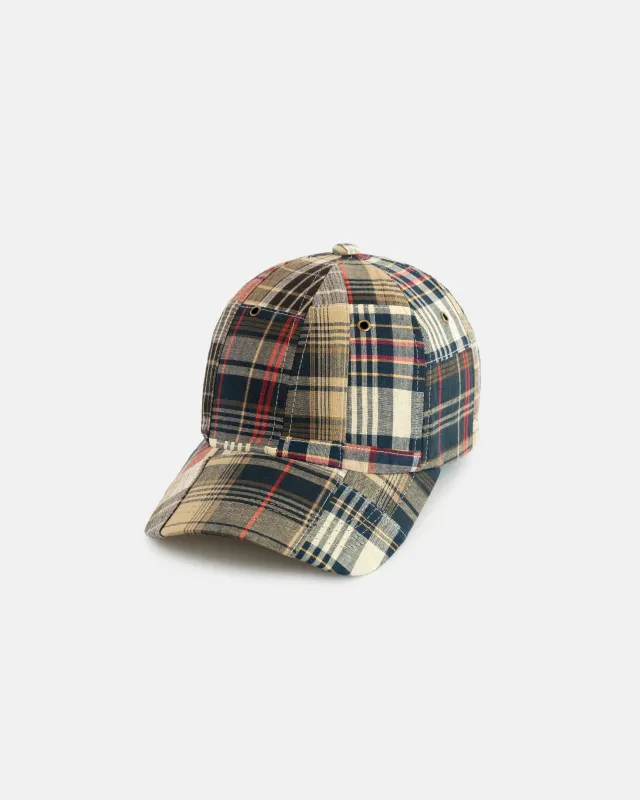 AMERICAN TRENCH PATCHWORK MADRAS BASEBALL CAP sold by J. Press