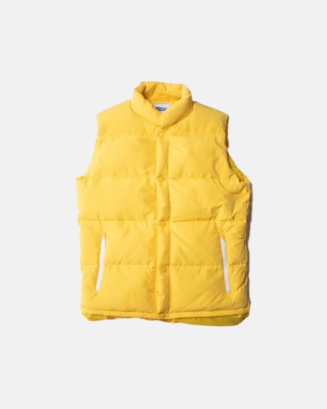 Yellow Down Puffer Vest - Trim Fit sold by J. Press