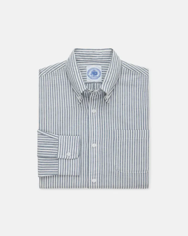 Bengal Stripe Chambray Sport Shirt - Classic Fit sold by J. Press