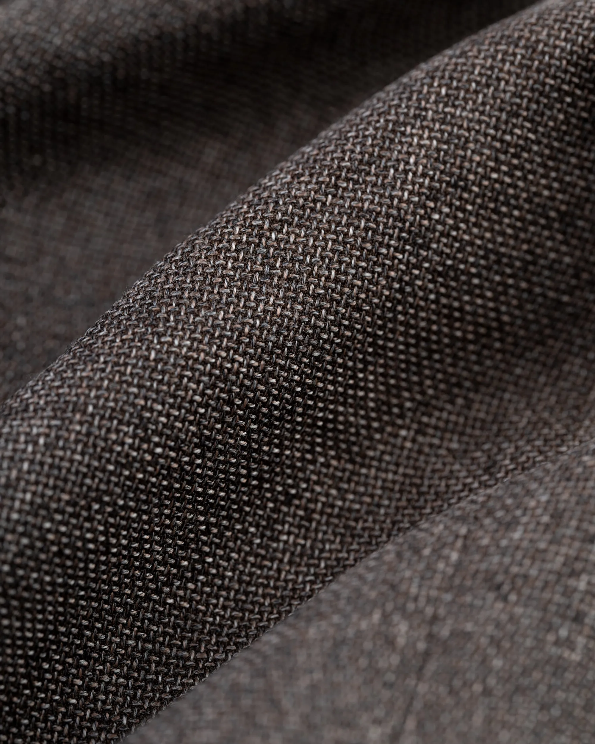 Made-in-Canada Solid Brown Wool Hopsack Sport Coat sold by J. Press product image thumbnail 3