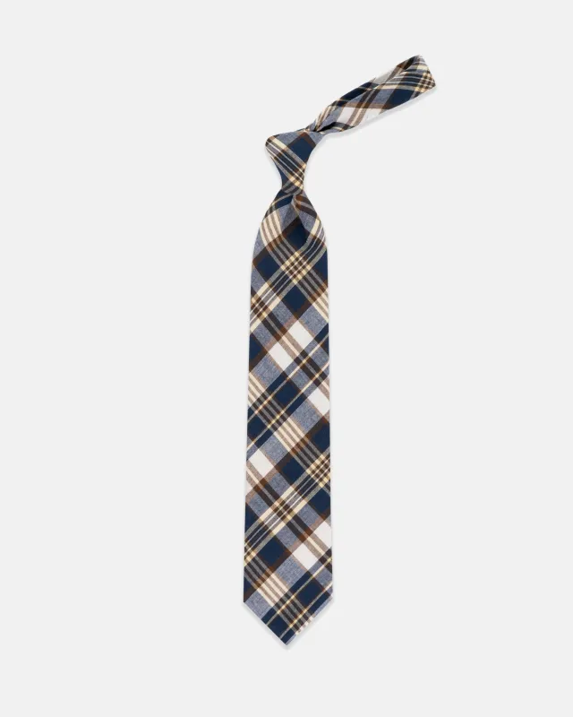 Cotton Madras Tie made by J. Press