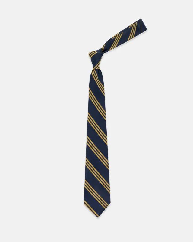 Triple Stripe Unlined Silk Repp Tie sold by J. Press