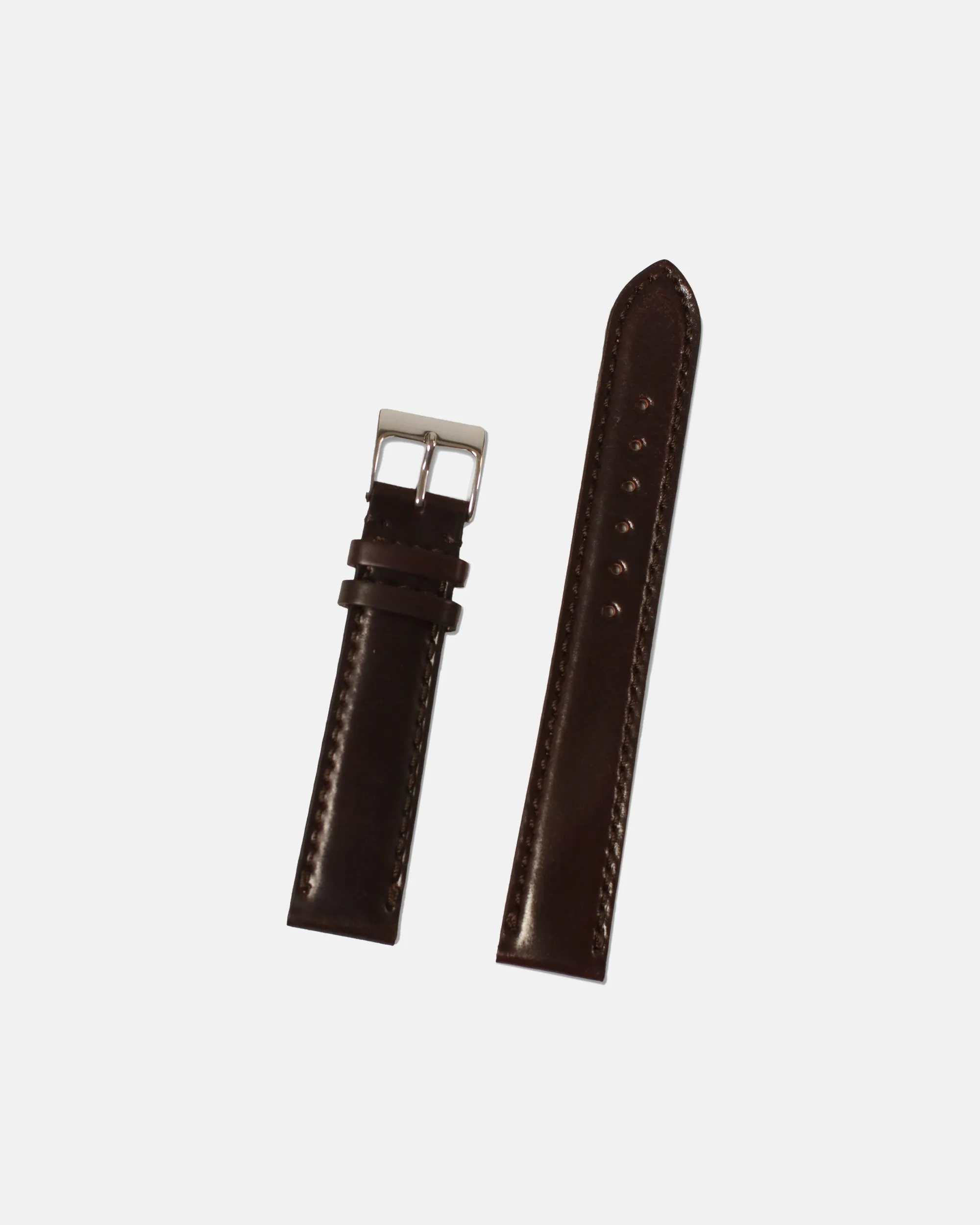 Made-in-USA Burgundy no. 8 Shell Cordovan Watch Strap sold by J. Press