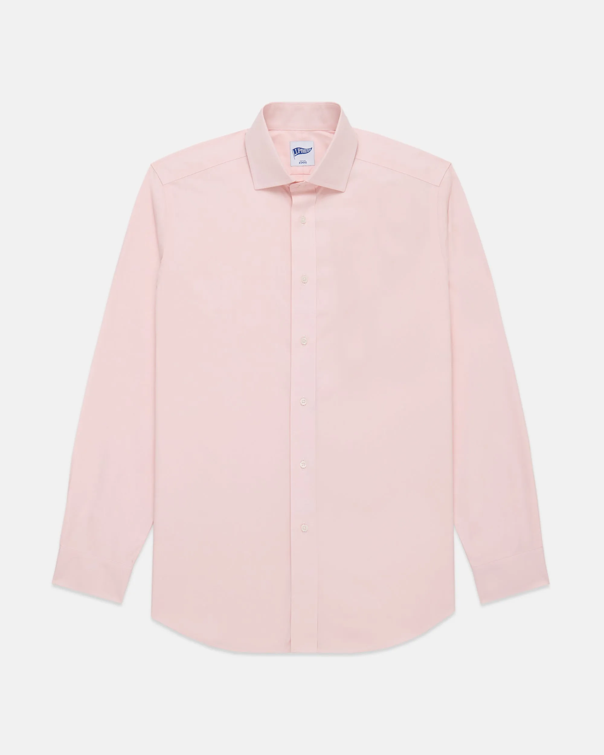 Pink Pinpoint Oxford Spread Collar Shirt - Trim Fit sold by J. Press product image thumbnail 2