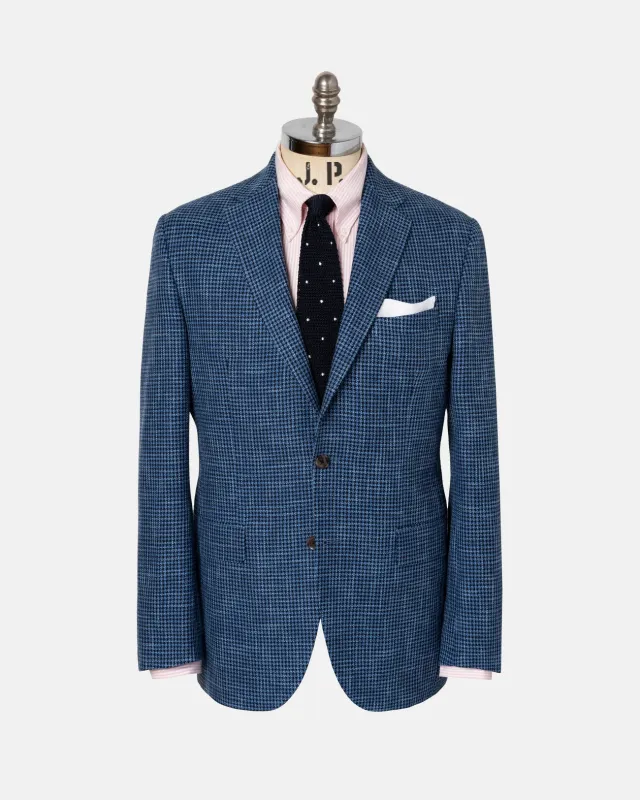 Wool/Cotton Mini-Houndstooth Sport Coat sold by J. Press