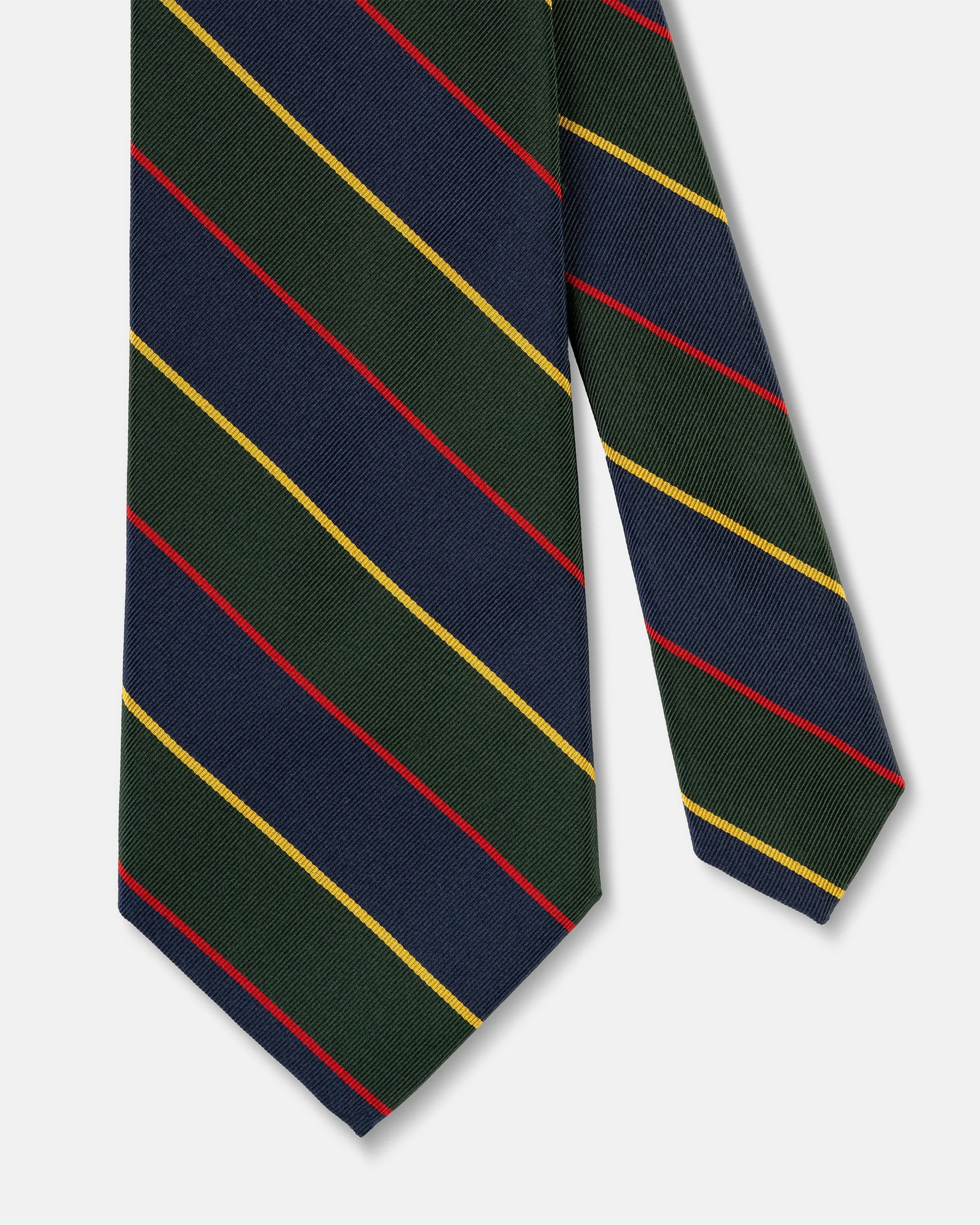 Made-in-UK Argyll And Sutherland Highlanders Regimental Silk Repp Tie sold by J. Press product image thumbnail 2