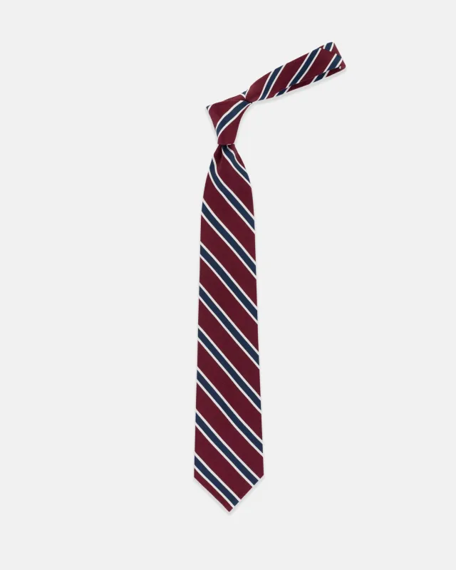 Made-in-England Highgate School Mogador Tie made by J. Press