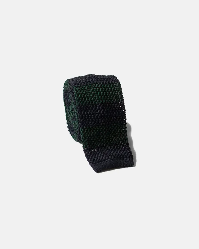 Made-in-Italy Rifle Brigade (Prince Consort's Own) Silk Knit Tie sold by J. Press