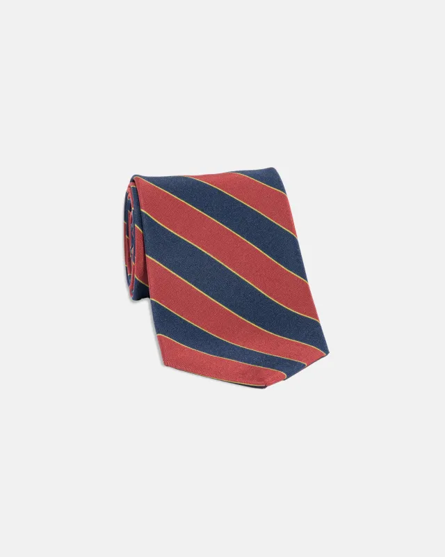 4th/7th Royal Dragoon Guards Regiment Irish Poplin Tie made by J. Press