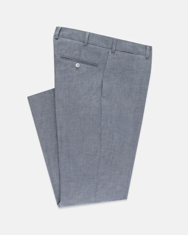 Chambray Trousers - Trim Fit sold by J. Press