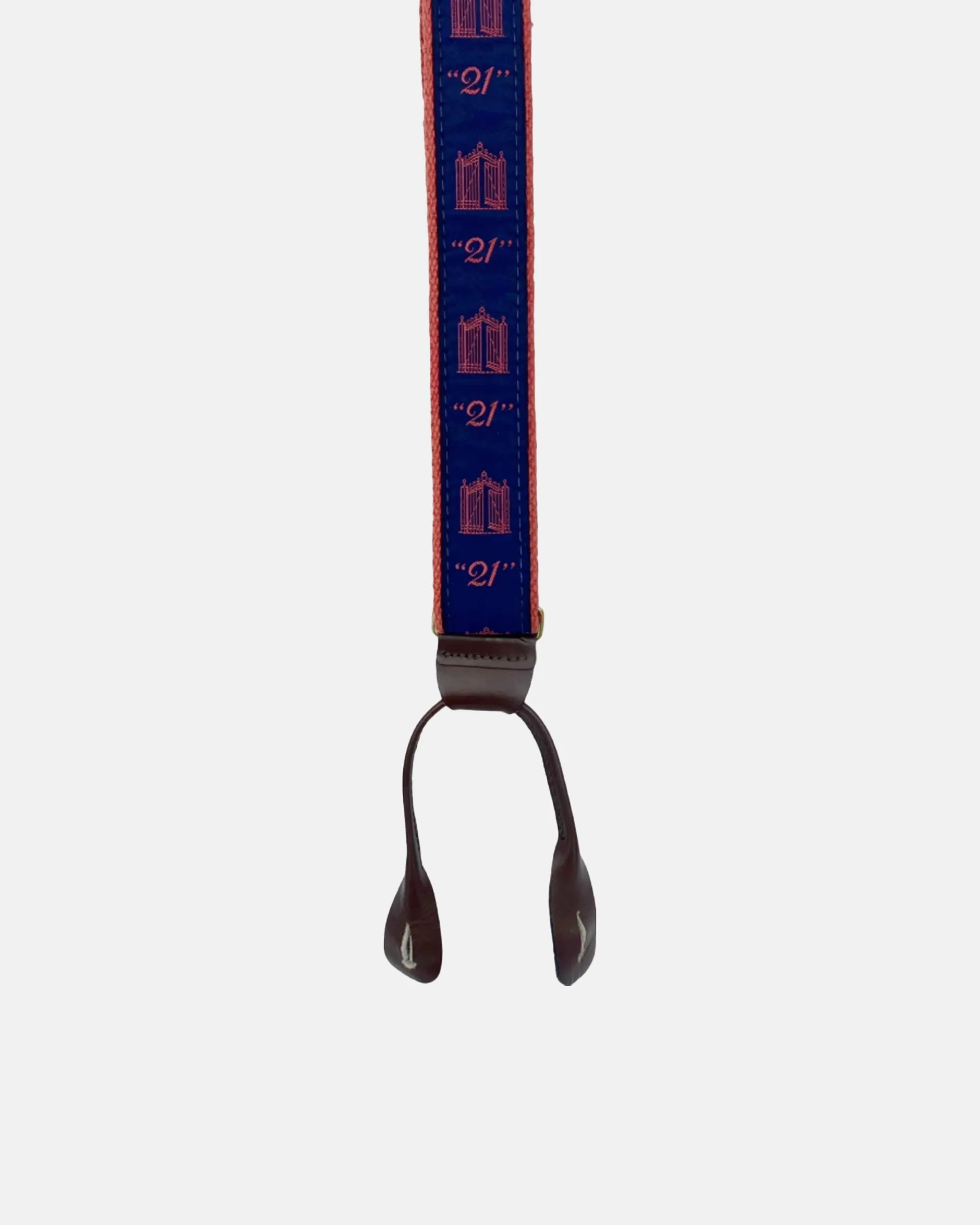 The 21 Club NYC Restaurant Suspenders Braces Men's Blue Red New York City sold by J. Press product image thumbnail 3