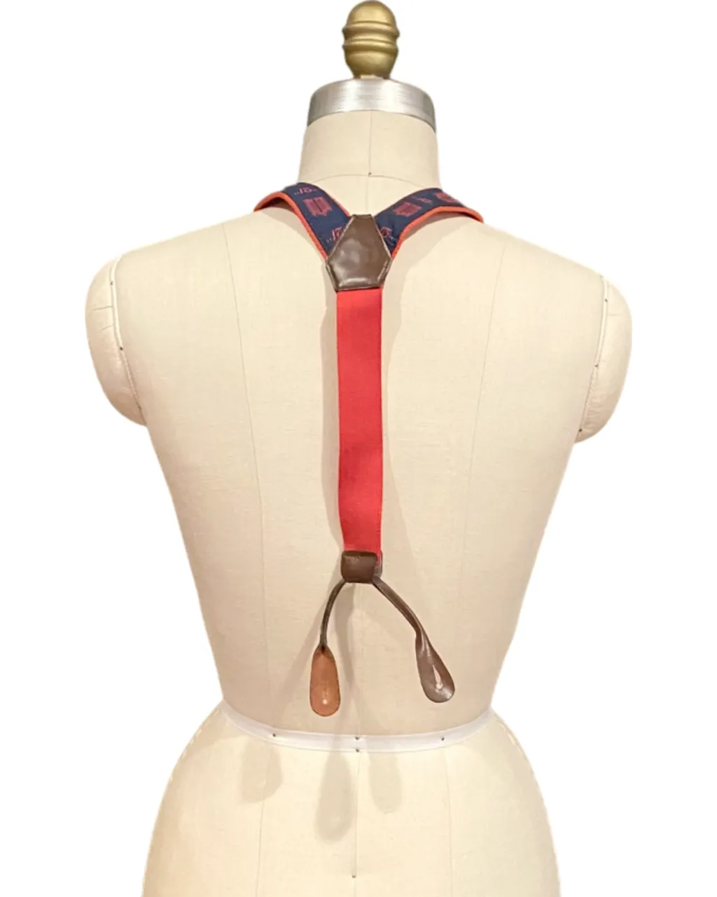 The 21 Club NYC Restaurant Suspenders Braces Men's Blue Red New York City sold by J. Press product image thumbnail 4