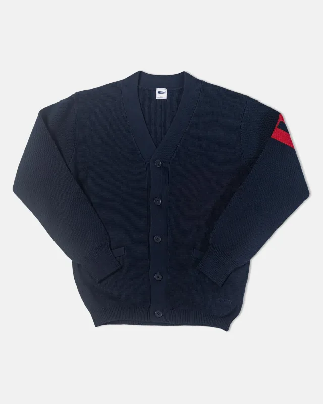 Varsity-Style Cotton Cardigan sold by J. Press
