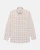 Tan, Rust, Burgundy & Navy Tattersall Cotton Flannel Button Down Sport Shirt - Classic Fit sold by J. Press