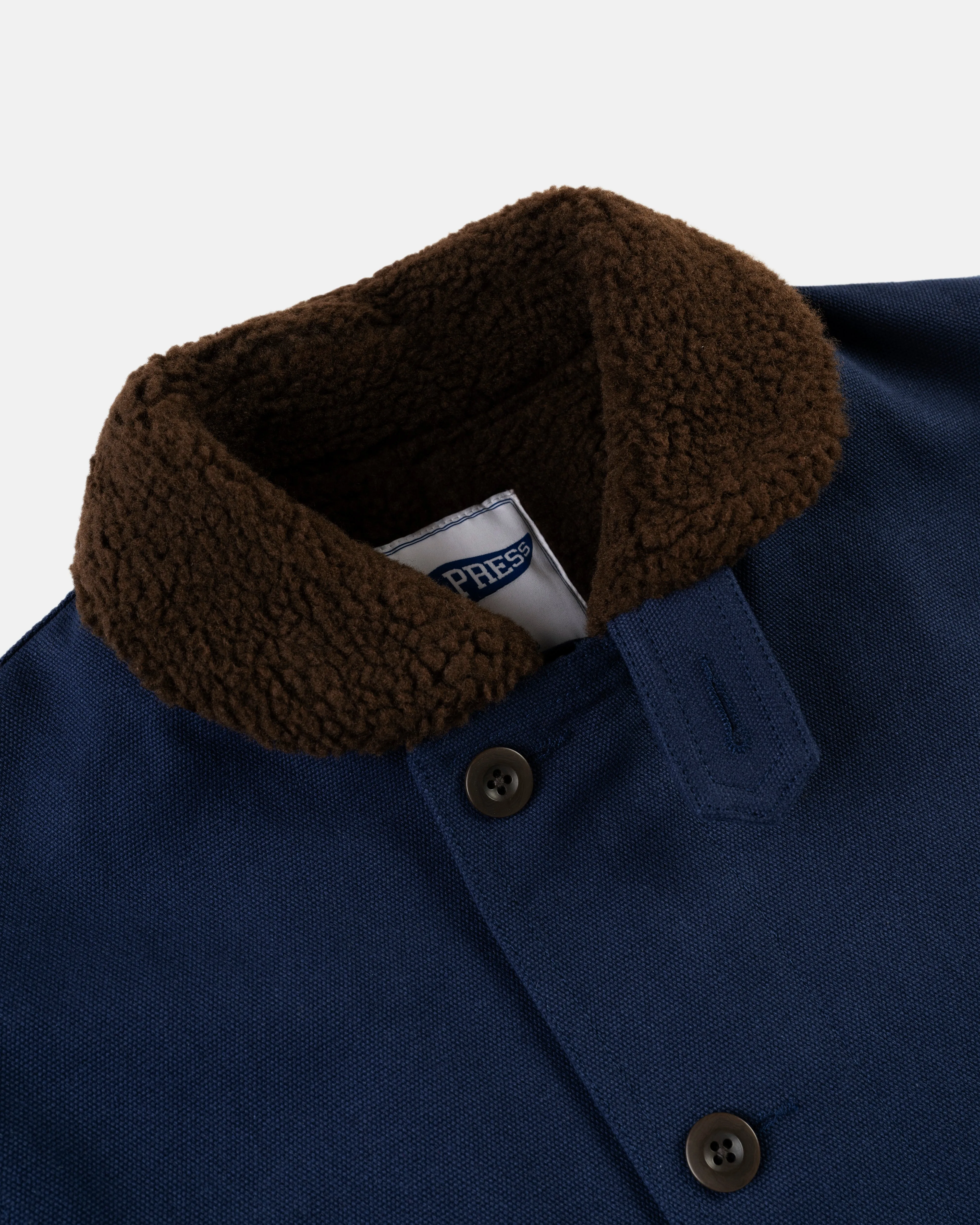 Navy Fleece-lined Canvas Deck Jacket sold by J. Press product image thumbnail 3