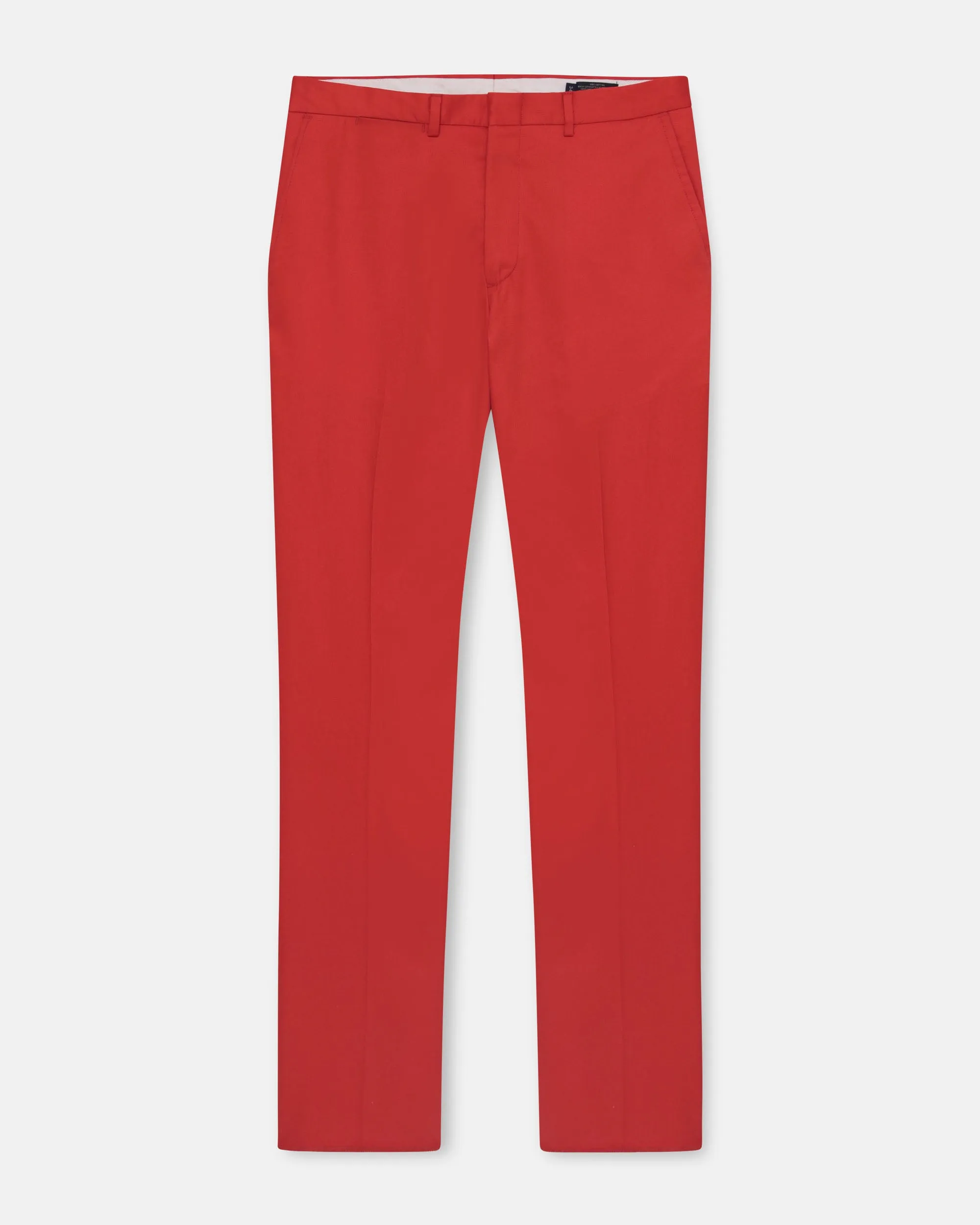 Made-in-USA Bright Red Washed Twill Chino Pant sold by J. Press product image thumbnail 2