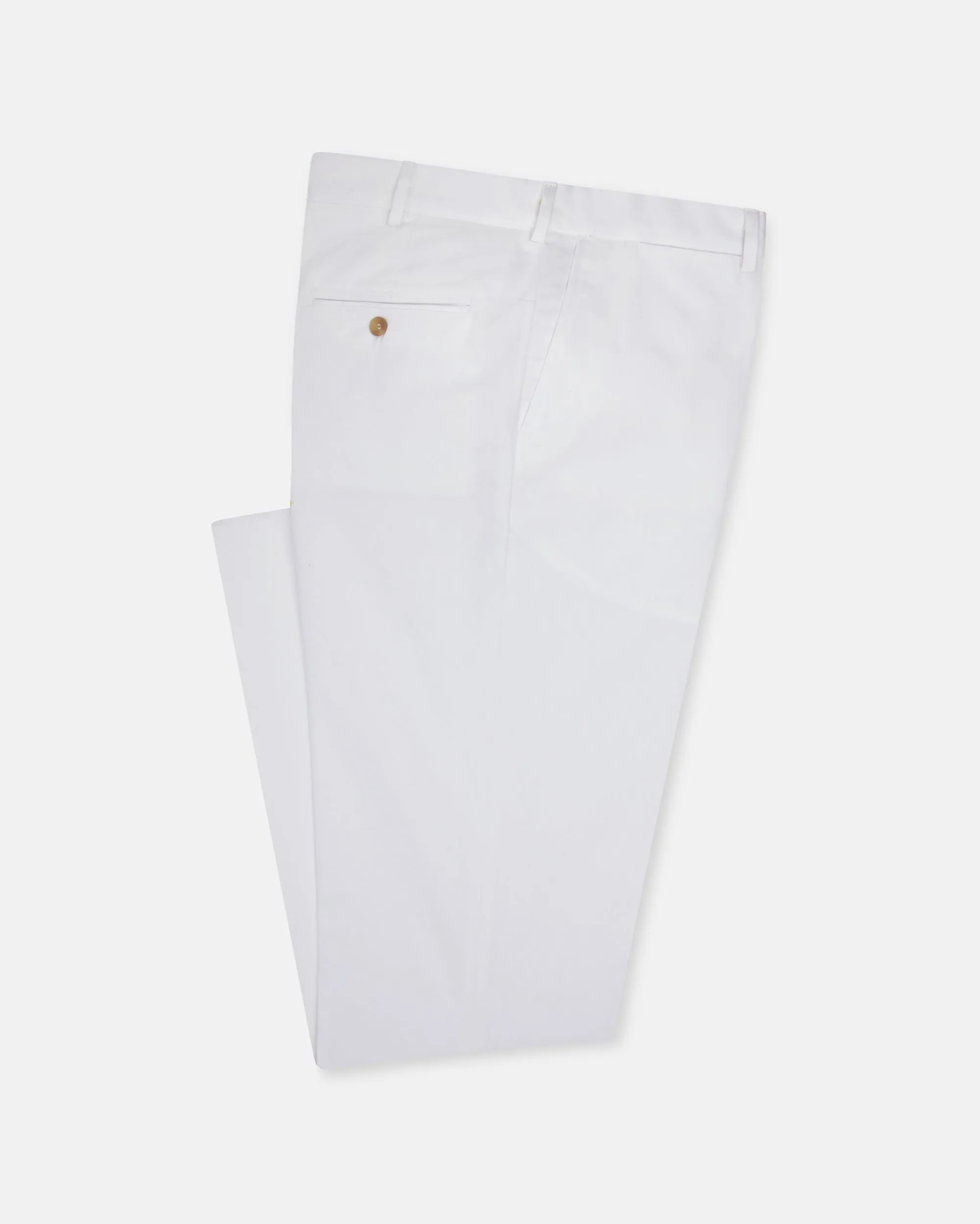 Made-in-USA White Washed Twill Chino Pant sold by J. Press